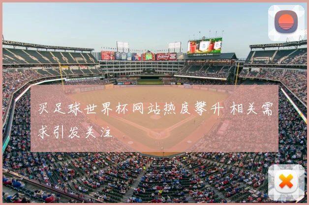 买足球世界杯网站热度攀升 相关需求引发关注